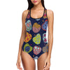 Apple Pattern Print Design AP05 Women Swimsuit