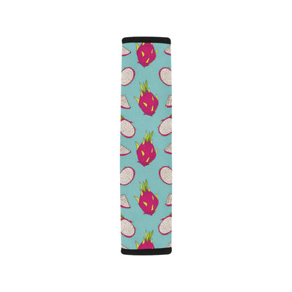 Dragonfruit Pattern Print Design DF01 Car Seat Belt Cover