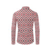 Native American Themed Tribal Print Men's Long Sleeve Shirt