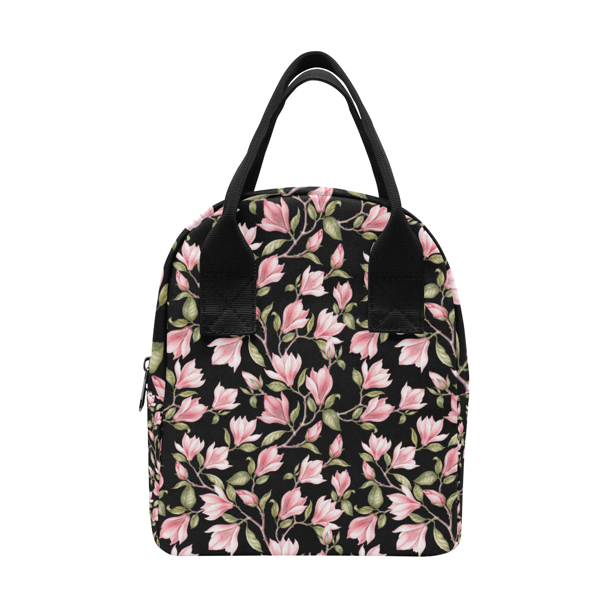 Magnolia Pattern Print Design MAG03 Insulated Lunch Bag