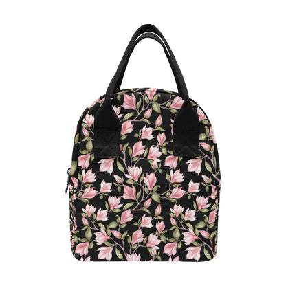 Magnolia Pattern Print Design MAG03 Insulated Lunch Bag