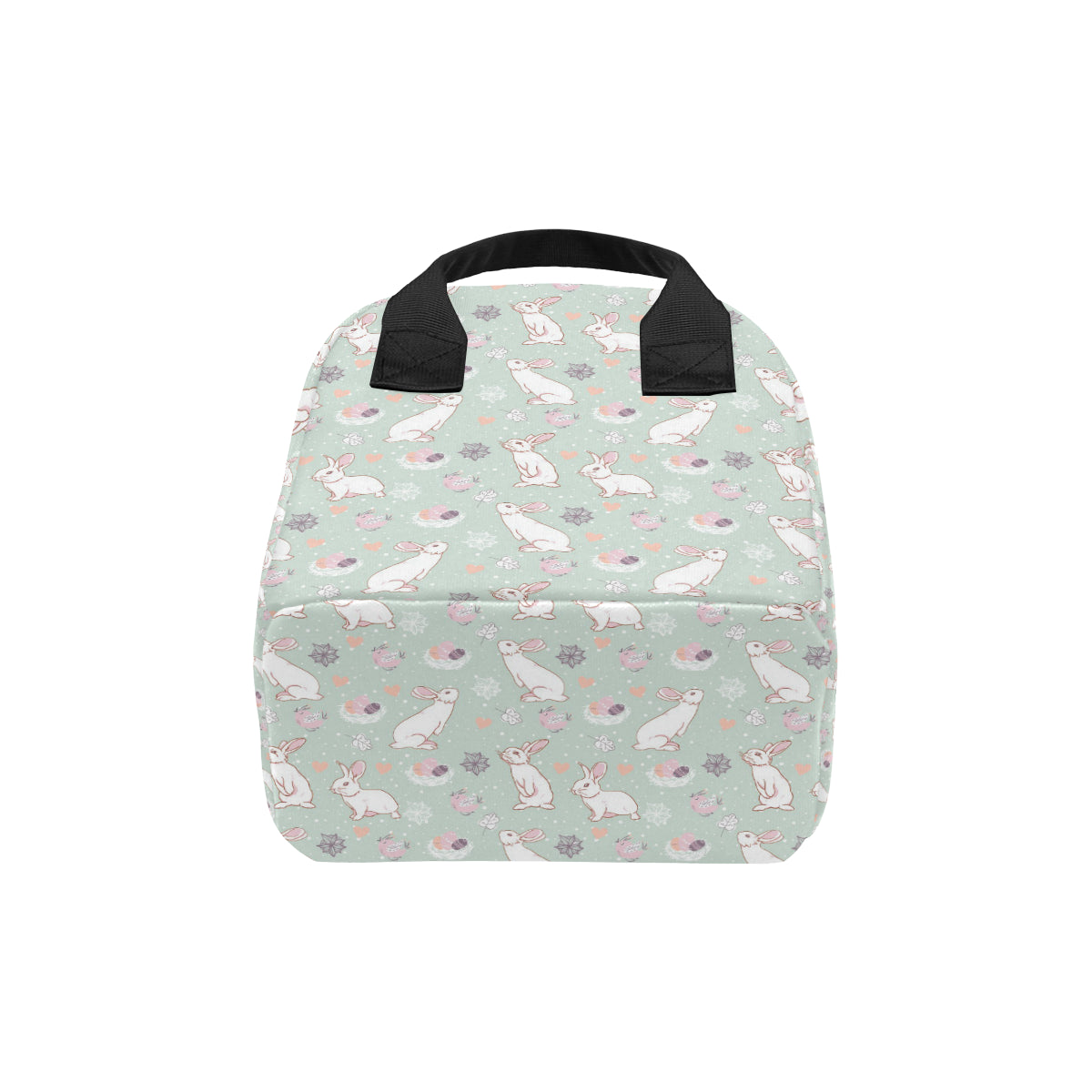 Rabbit Pattern Print Design RB011 Insulated Lunch Bag