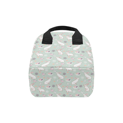 Rabbit Pattern Print Design RB011 Insulated Lunch Bag