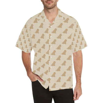 Chinese Shar Pei Pattern Print Design 01 Men's Hawaiian Shirt