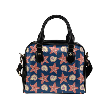 Starfish Pattern Print Design 03 Shoulder Handbag