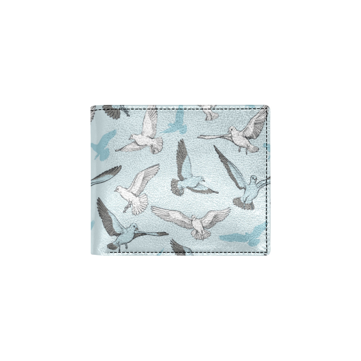 Pigeon Pattern Print Design 03 Men's ID Card Wallet