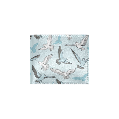 Pigeon Pattern Print Design 03 Men's ID Card Wallet