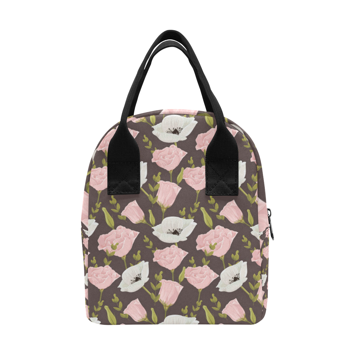 Anemone Pattern Print Design AM011 Insulated Lunch Bag