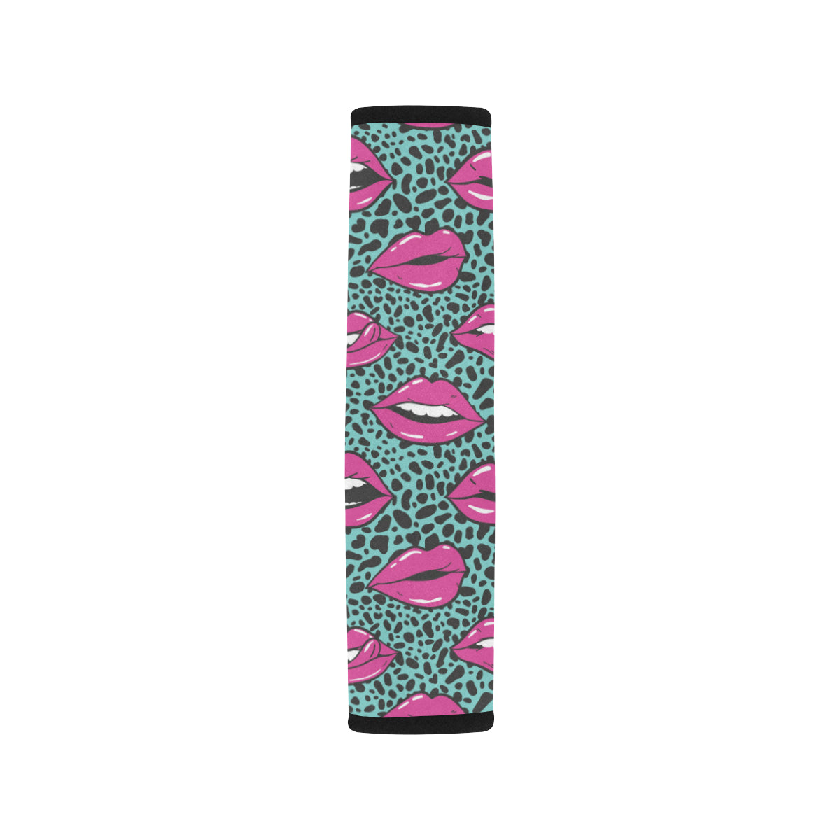 Lip Pattern Print Design 04 Car Seat Belt Cover