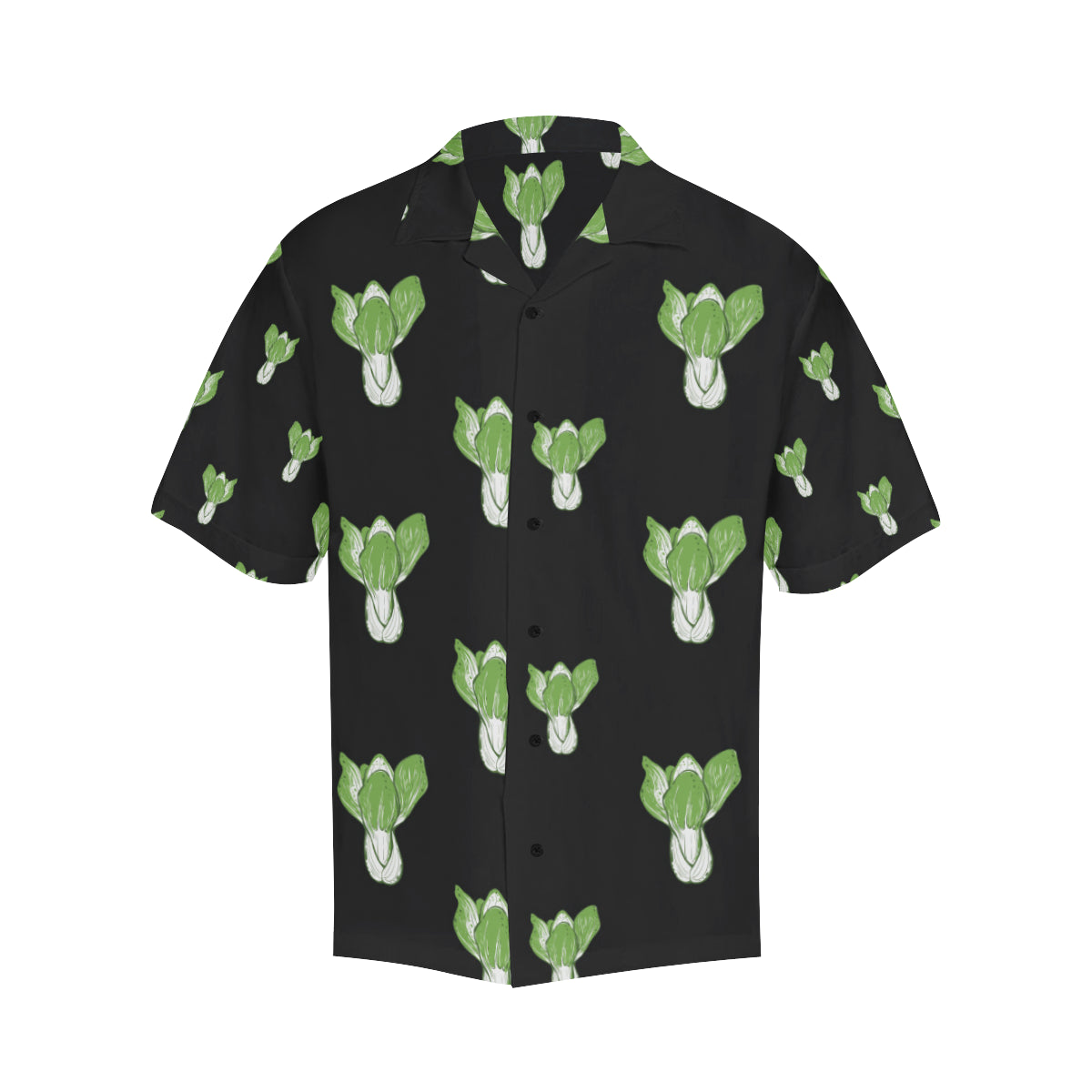 Kale Pattern Print Design 02 Men's Hawaiian Shirt