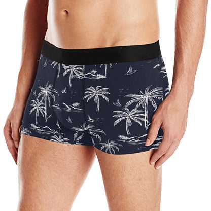 Pacific island Pattern Print Design A02 Men's Boxer Briefs