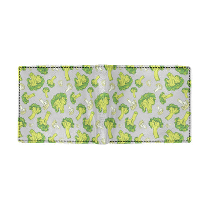 Broccoli Pattern Print Design 03 Men's ID Card Wallet