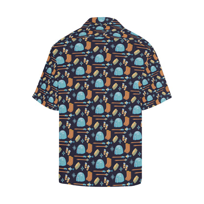 Eskimo Pattern Print Design 02 Men's Hawaiian Shirt