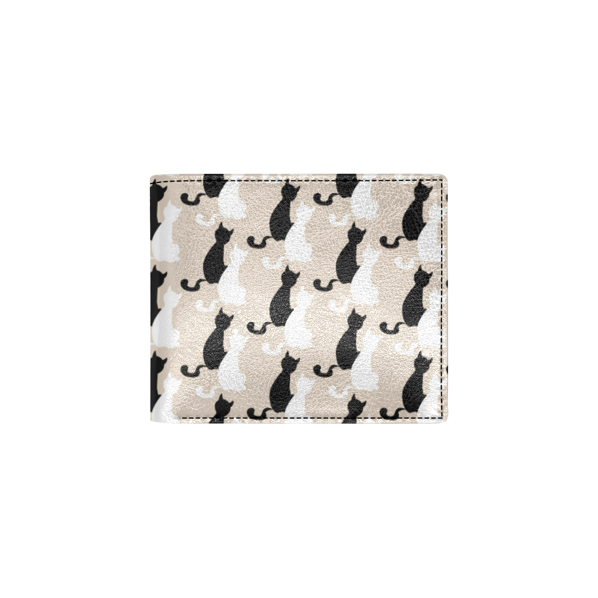 Cat Pattern Print Design 04 Men's ID Card Wallet