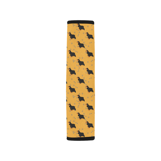 Cocker Pattern Print Design 01 Car Seat Belt Cover