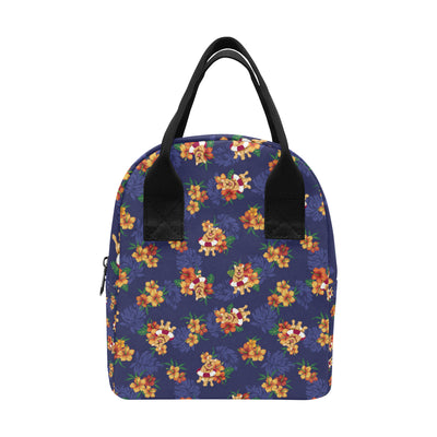 Hawaiian Themed Pattern Print Design H02 Insulated Lunch Bag