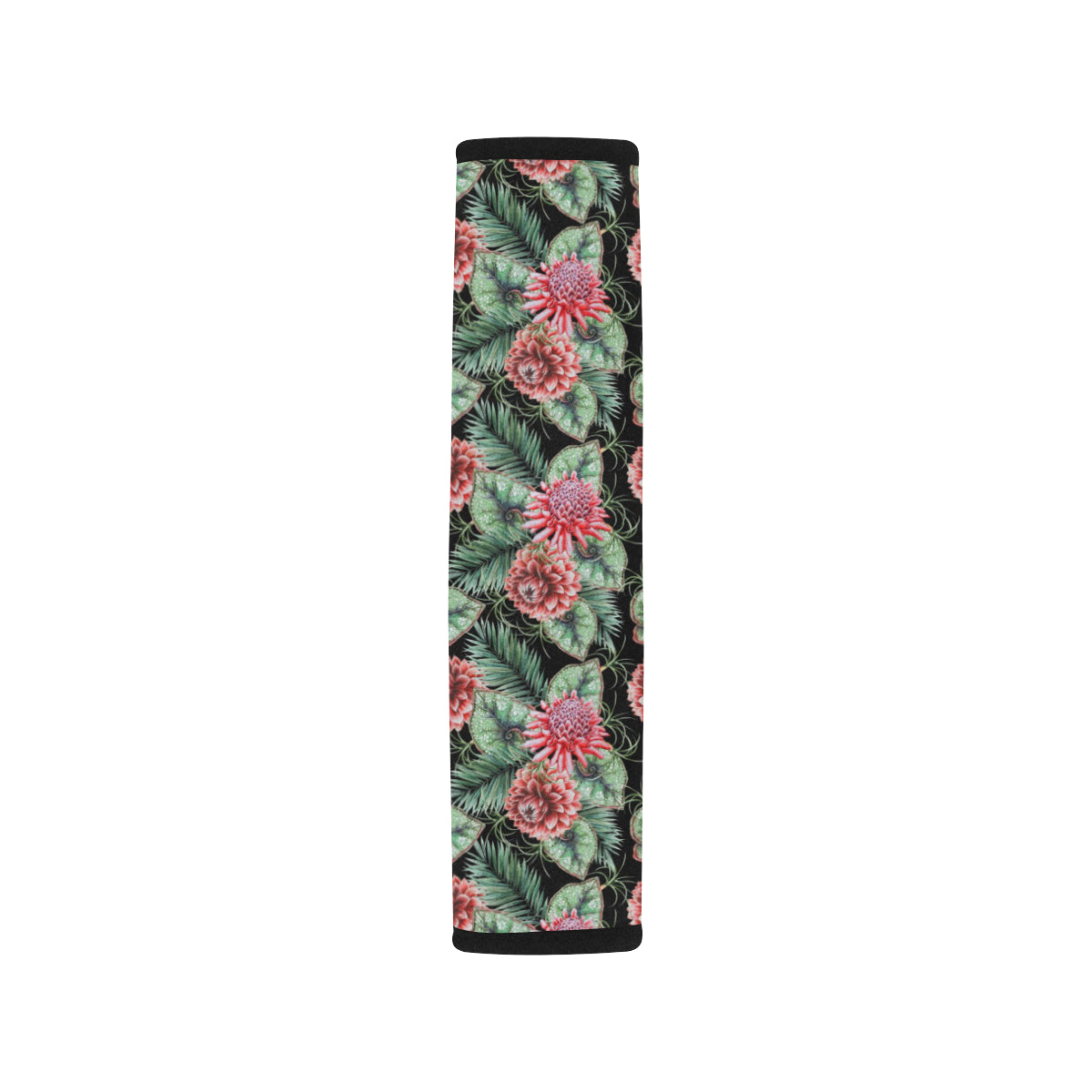 Dahlia Pattern Print Design DH06 Car Seat Belt Cover