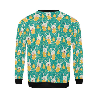 Easter Eggs Pattern Print Design RB02 Men Long Sleeve Sweatshirt