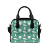 Arctic Fox Pattern Print Design Shoulder Handbag