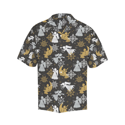 Angel Pattern Print Design 04 Men's Hawaiian Shirt