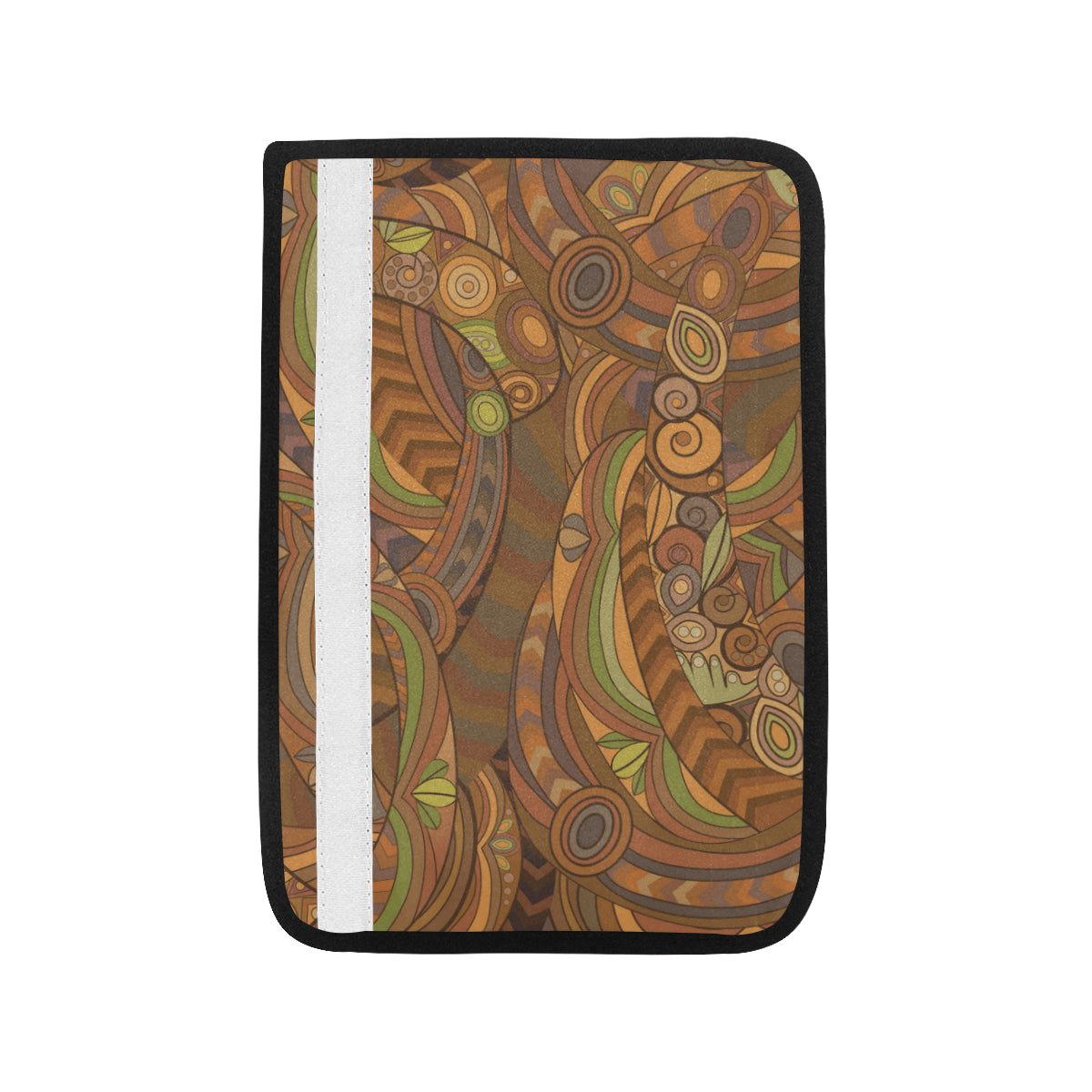Maori Ornament Design Print Car Seat Belt Cover