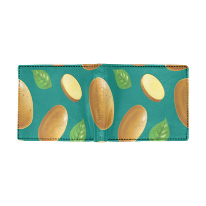 Potato Pattern Print Design A04 Men's ID Card Wallet