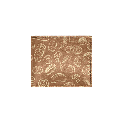 Bread Pattern Print Design 03 Men's ID Card Wallet