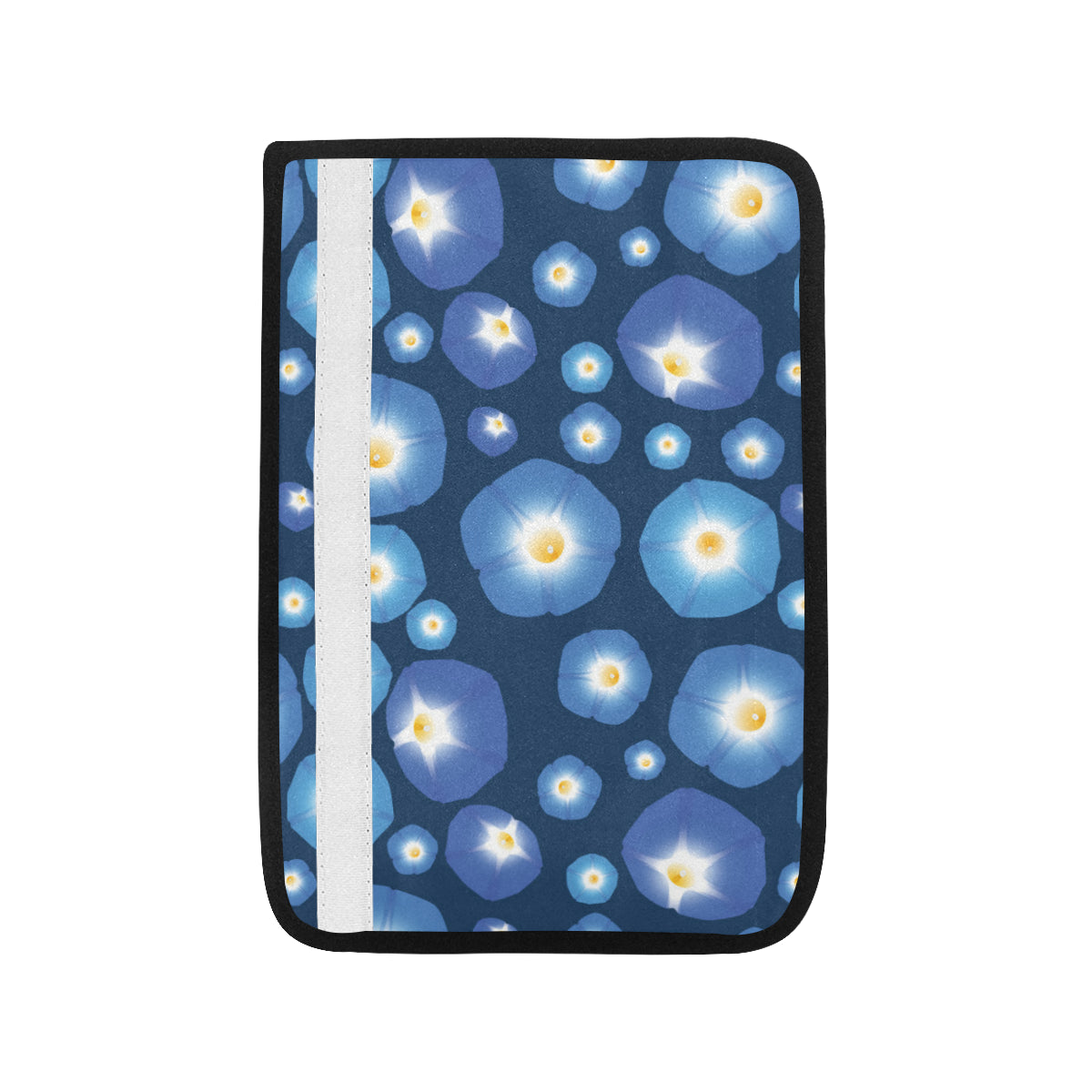 Morning Glory Pattern Print Design 02 Car Seat Belt Cover