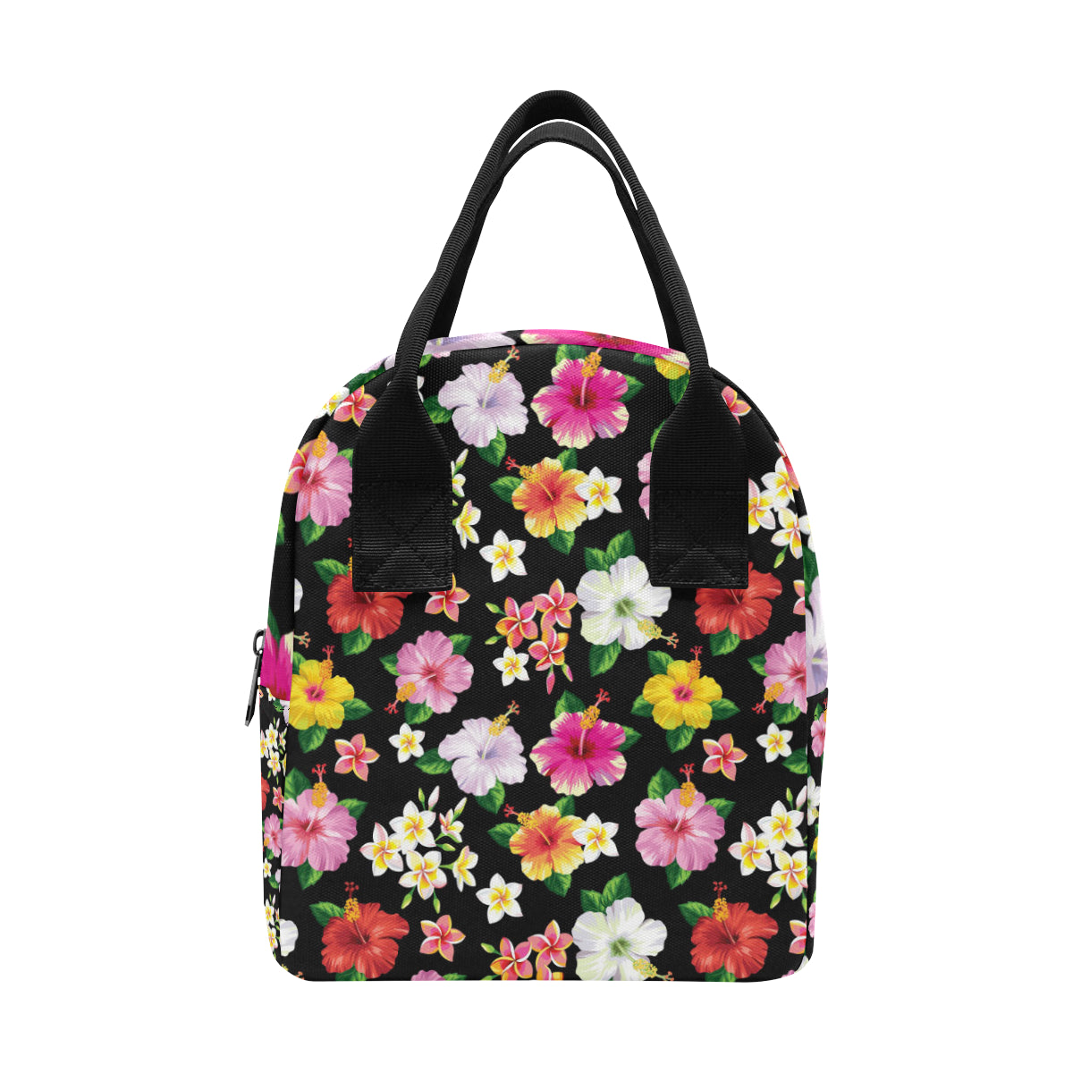 Hibiscus Pattern Print Design HB025 Insulated Lunch Bag