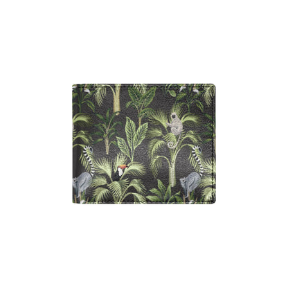 Rainforest Pattern Print Design RF05 Men's ID Card Wallet
