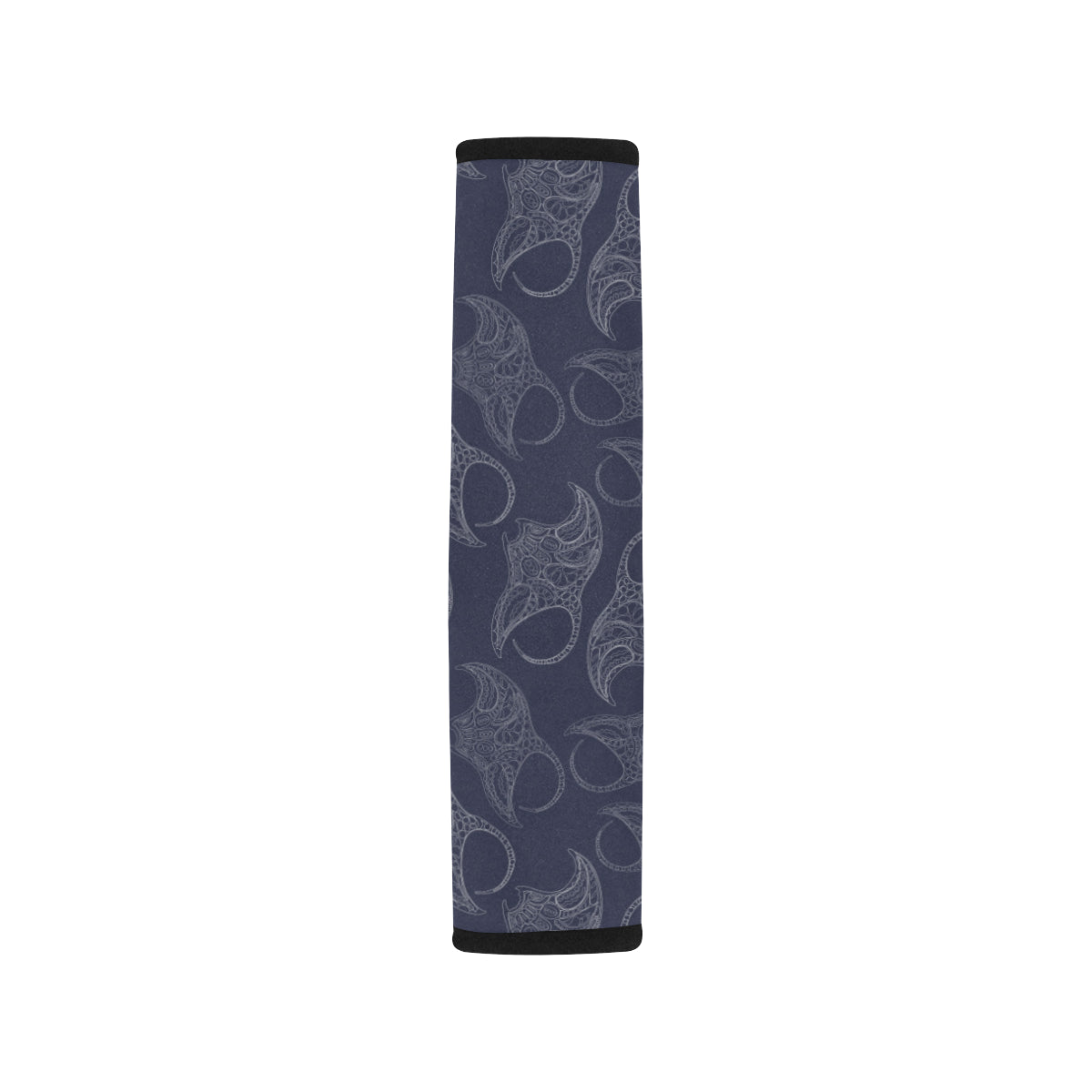 Manta Ray Pattern Print Design 01 Car Seat Belt Cover