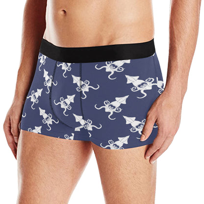 Giant Squid Pattern Print Design 02 Men's Boxer Briefs