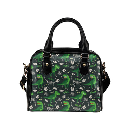 T Rex Pattern Print Design A05 Shoulder Handbag