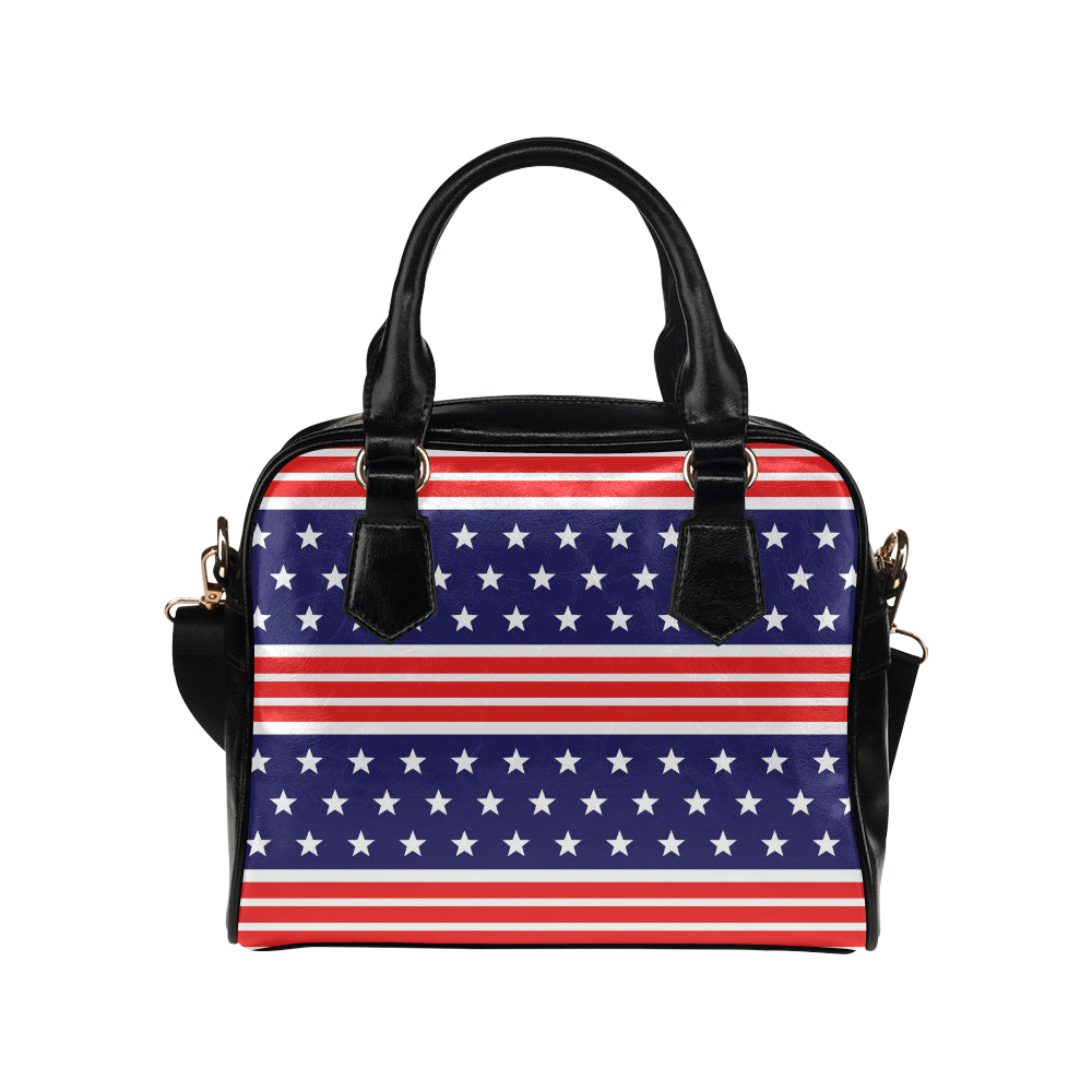 Patriotic Pattern Print Design A04 Shoulder Handbag