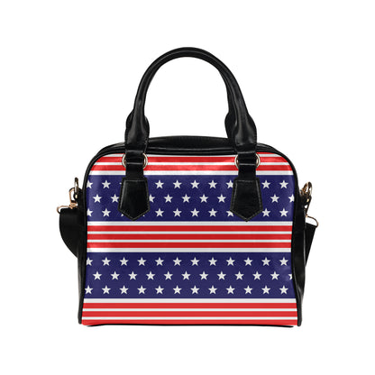 Patriotic Pattern Print Design A04 Shoulder Handbag
