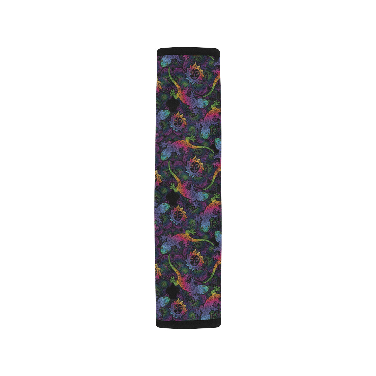 Gecko Rainbow Pattern Print Design 03 Car Seat Belt Cover