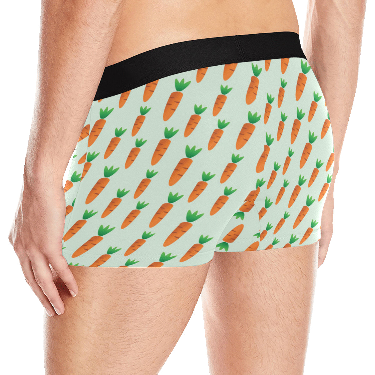 Carrot Pattern Print Design 05 Men's Boxer Briefs