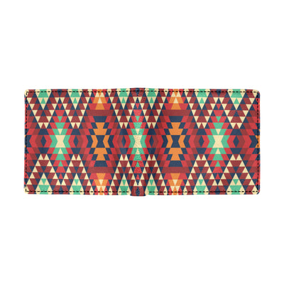 Native Pattern Print Design A07 Men's ID Card Wallet