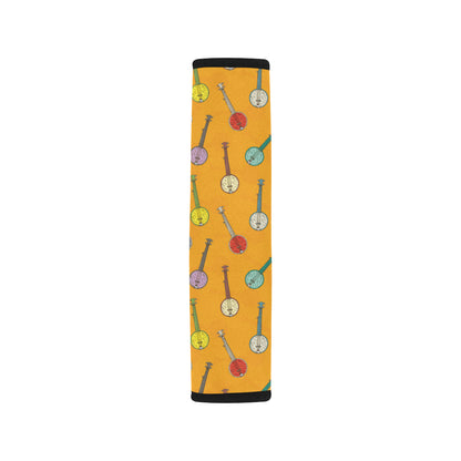 Banjo Pattern Print Design 02 Car Seat Belt Cover