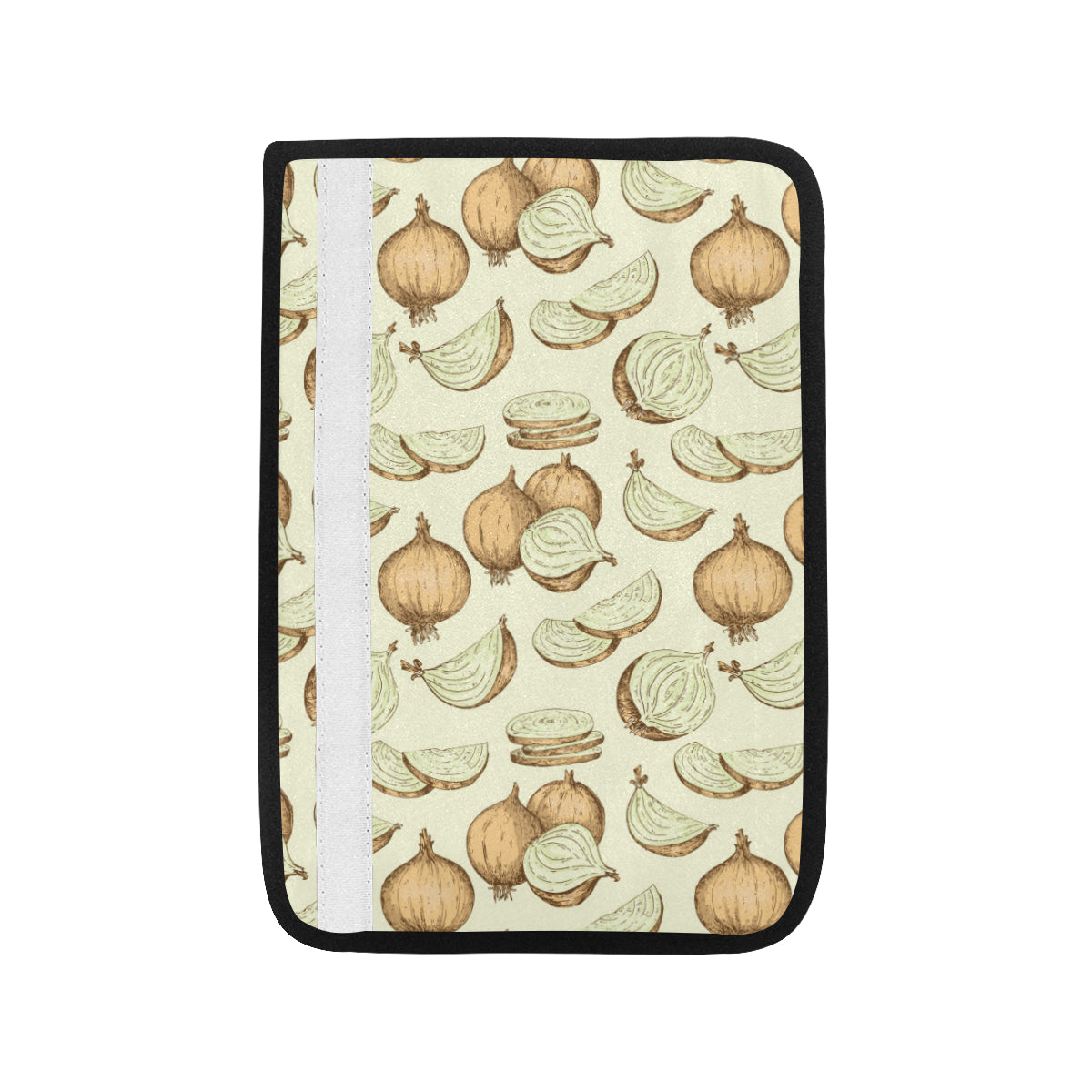 Onion Pattern Print Design A02 Car Seat Belt Cover
