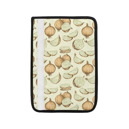 Onion Pattern Print Design A02 Car Seat Belt Cover