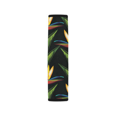 Bird Of Paradise Pattern Print Design BOP012 Car Seat Belt Cover