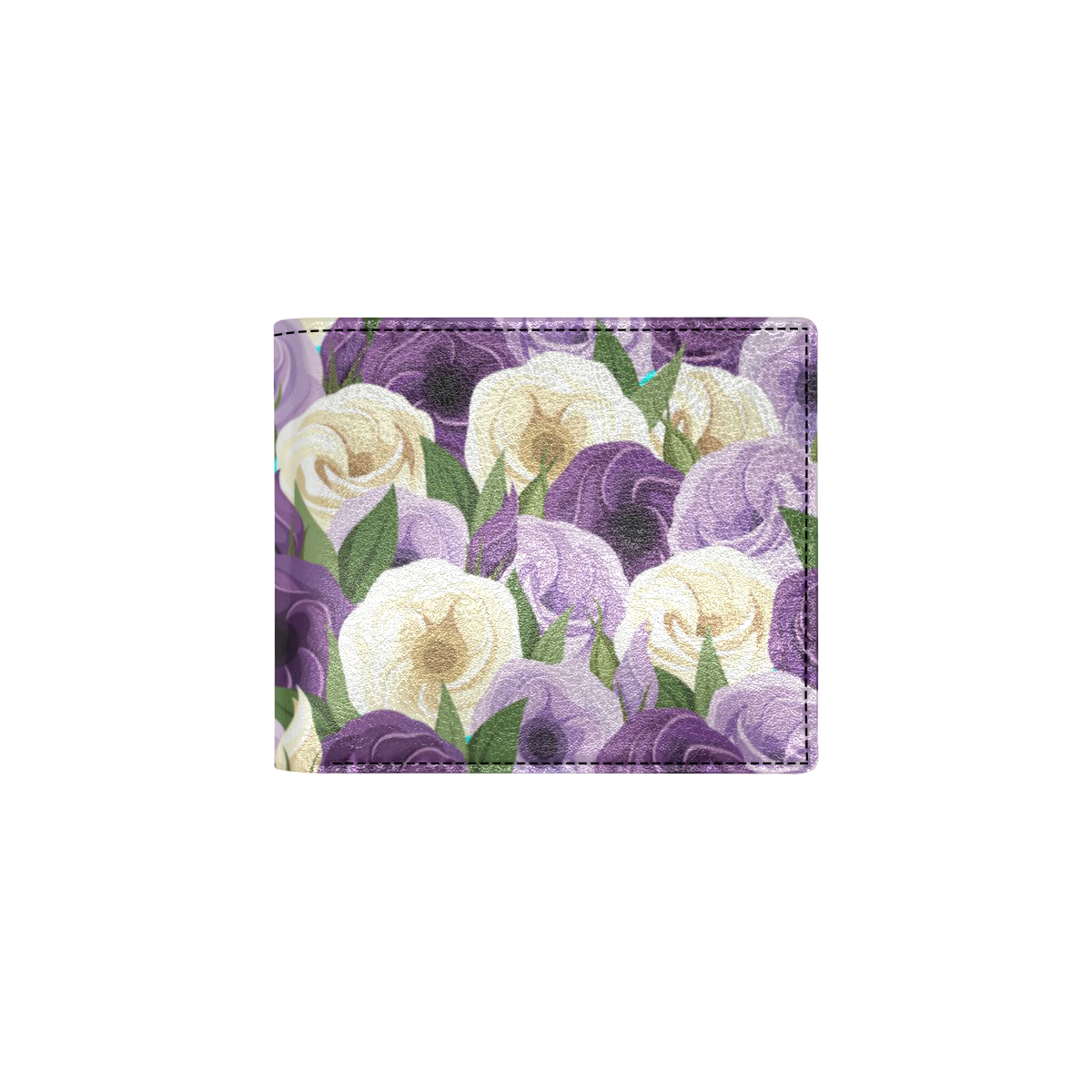 Lisianthus Pattern Print Design LT01 Men's ID Card Wallet