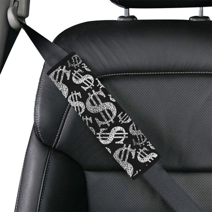 Money Pattern Print Design 02 Car Seat Belt Cover
