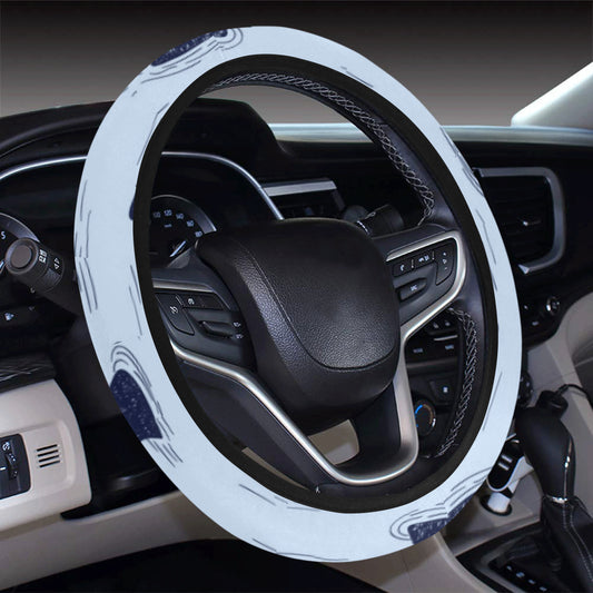 Shark Fin Steering Wheel Cover with Elastic Edge