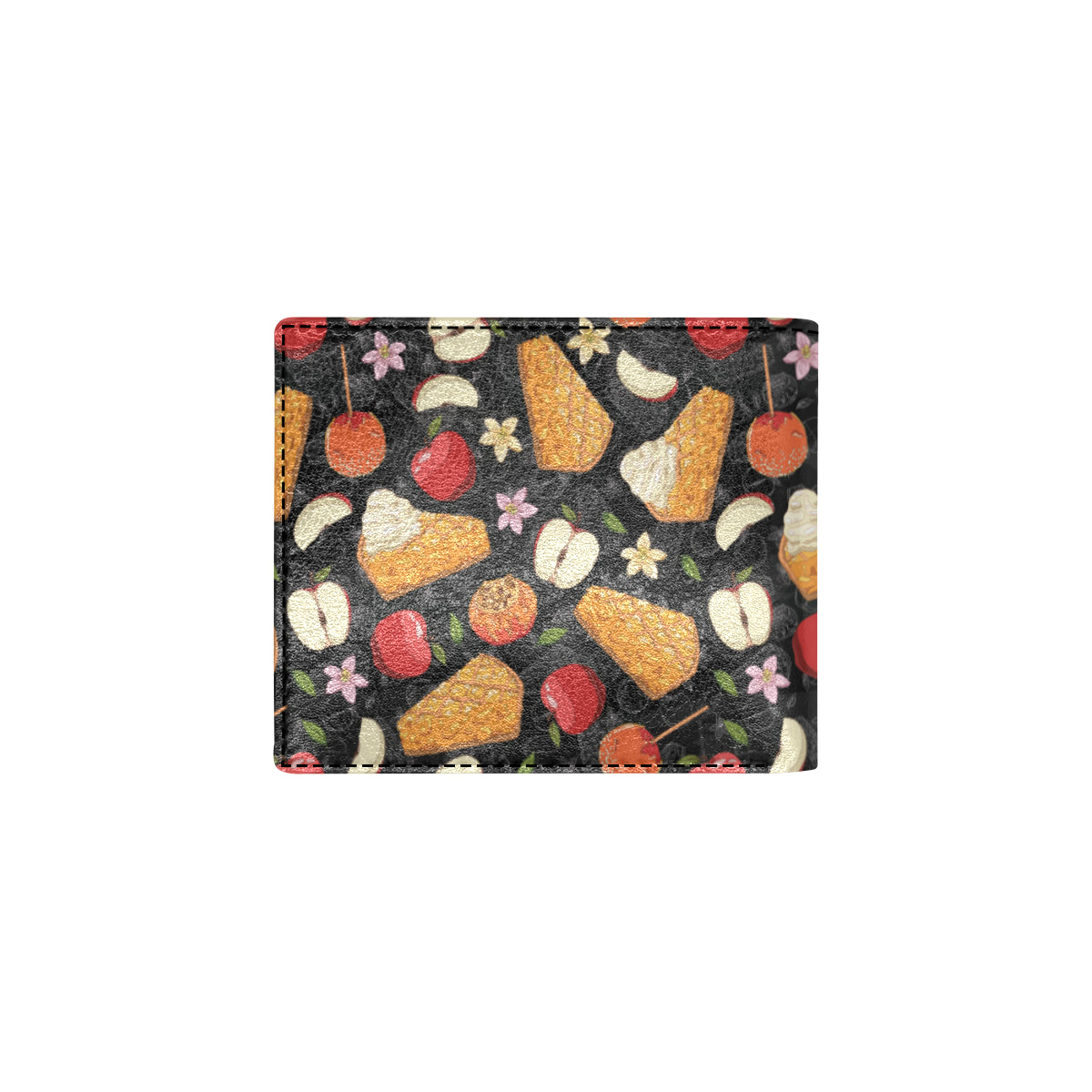 Apple Pie Pattern Print Design 01 Men's ID Card Wallet