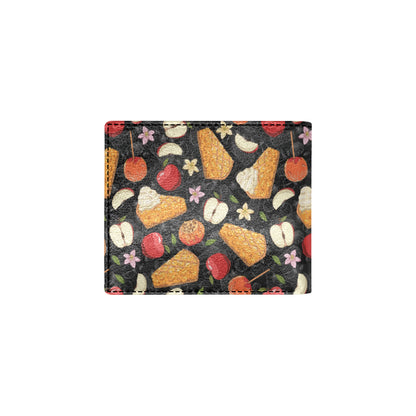 Apple Pie Pattern Print Design 01 Men's ID Card Wallet