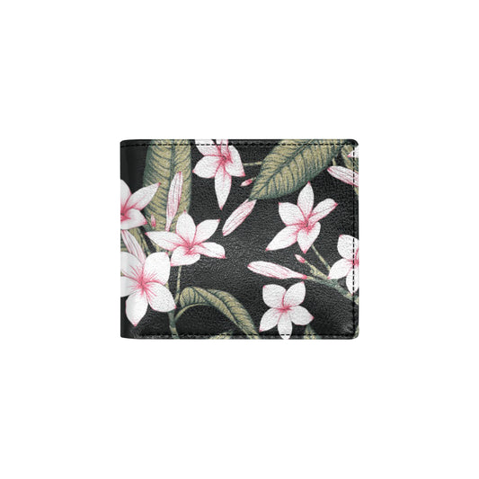 Plumeria Pattern Print Design PM021 Men's ID Card Wallet