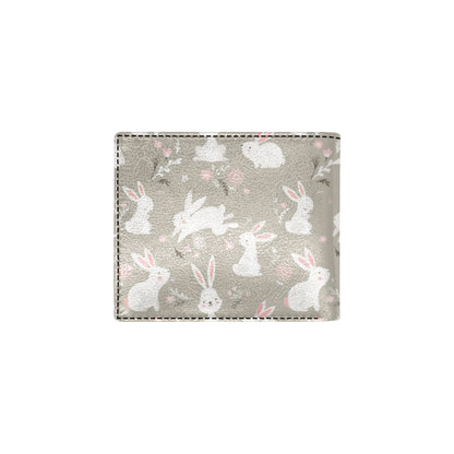 Rabbit Pattern Print Design RB03 Men's ID Card Wallet