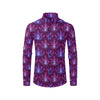 lotus Pattern Print Design LO01 Men's Long Sleeve Shirt